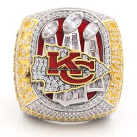 2022 Kansas City Chiefs Super Bowl Championship Ring/Pendant (C.Z. logo/Removable top/Deluxe)